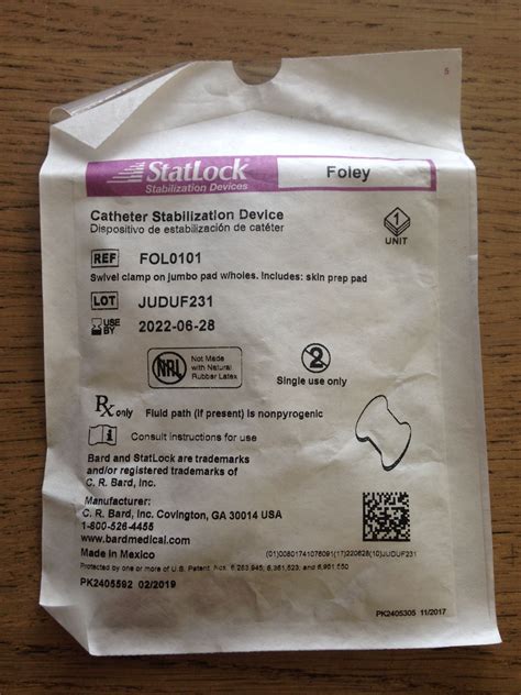 New STATLOCK FOL0101 Catheter Stabilizer Device (X) Disposables ...