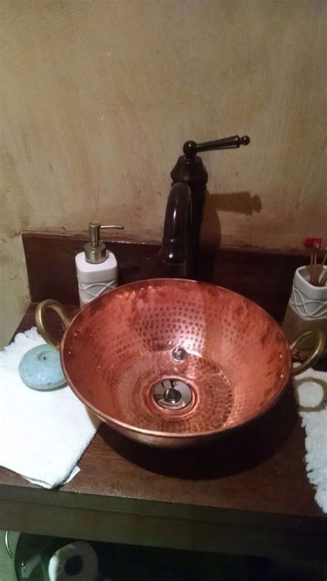 Lavabo Cuba Tacho De Cobre Mineiro Trazidos De Tiradentes Pia