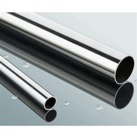 Round Stainless Steel 304 Electropolished Pipes 0 75 Inch 6 Meter At