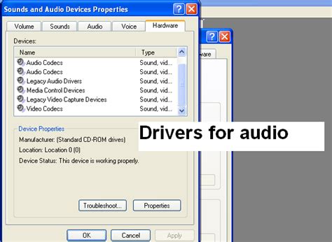 Audio Driver Has Location Unknown And Isn T Working Even Though Windows Xp Says It Functions