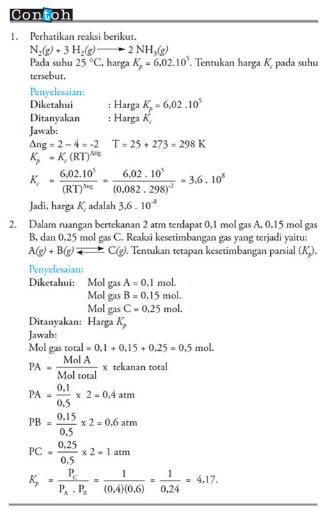 Contoh Soal Kesetimbangan Kimia 55 Koleksi Gambar