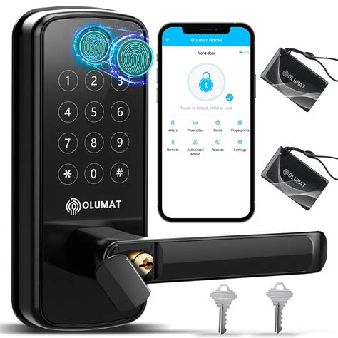 Smart Lock with Handle: Wi-Fi Keyless Entry Door Lock - Smart Locks for