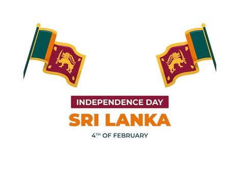 Premium Vector Sri Lanka Independence Day Abstract Background With