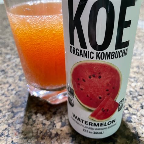 Koe Organic Kombucha Watermelon Review Abillion