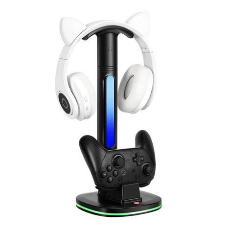 Док-станция для зарядки геймпадов PS5/Xbox/PS4/Switch Pro с RGB ...