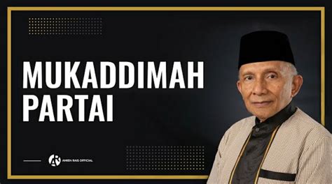 Amien Rais Dirikan Partai Baru Partai Ummat