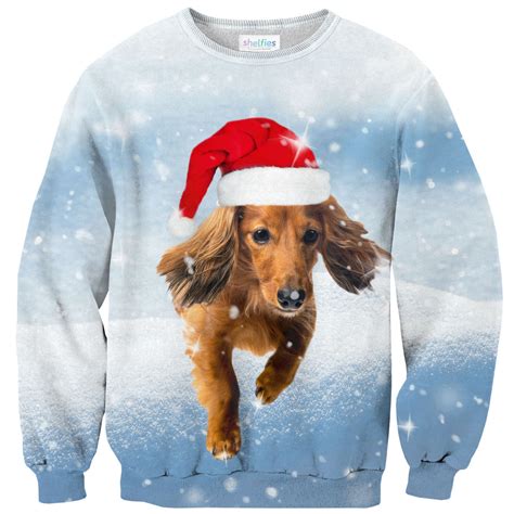 Dachshund Through The Snow Sweater | Shelfies