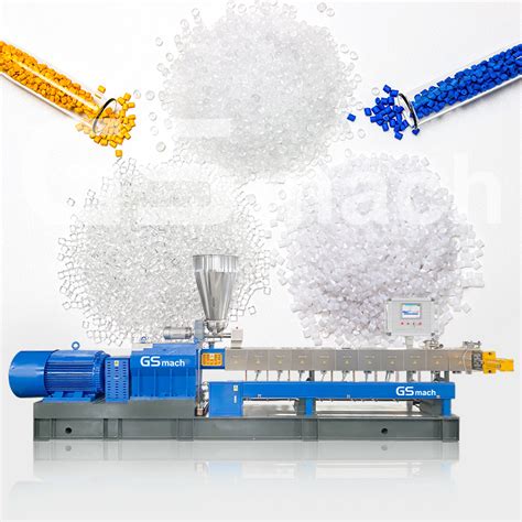 Double Screw Extruder Machine Plastic PP Filler Glass Fiber Granules