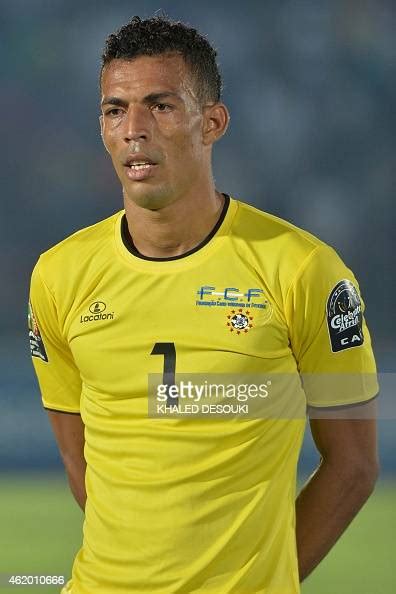 Cap Verdes Goalkeeper Vozinha Poses Ahead Of The 2015 African Cup Of
