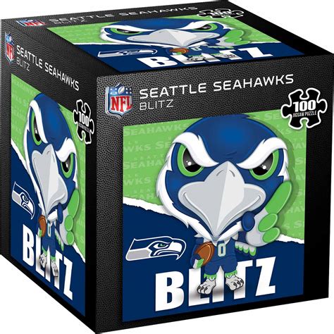 Seattle Seahawks Nfl Mascot Masterpieces Puzzle Warehouse