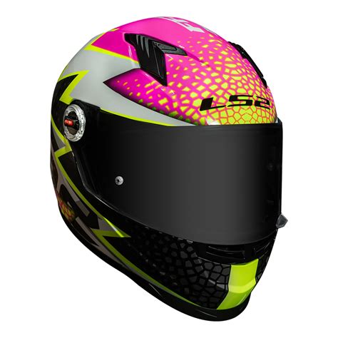 Capacete LS2 FF358 Speedy Branco Rosa