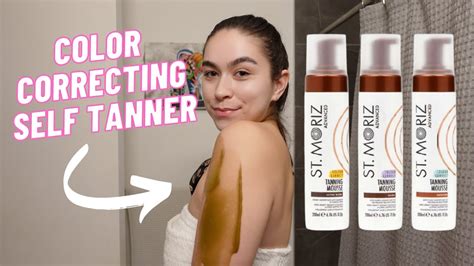 Testing The New St Moriz Advanced Color Correcting Tanning Mousse