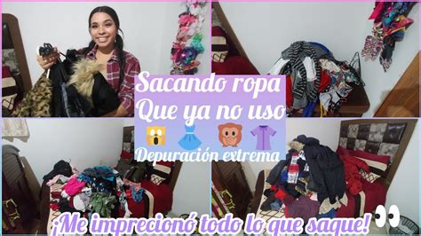 SAQUE CASI TODA MI ROPA Depurando Mi Closet Soy Una Acumuladora