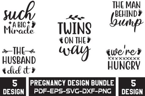 Pregnancy Svg Bundle Graphic By Creativekhadiza124 · Creative Fabrica