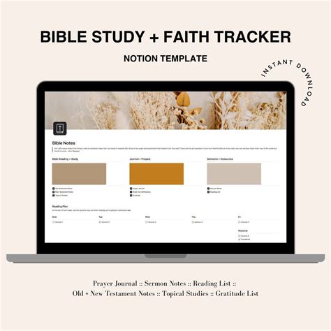 Bible Journal Notion For Students