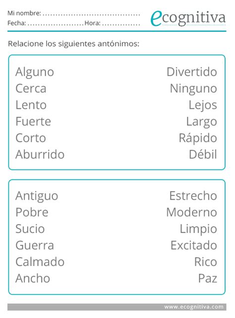 Ejercicios De Lenguaje Para Mayores Estimulaci N Cognitiva