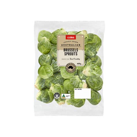 Buy Coles Brussels Sprouts Prepack 400g Coles