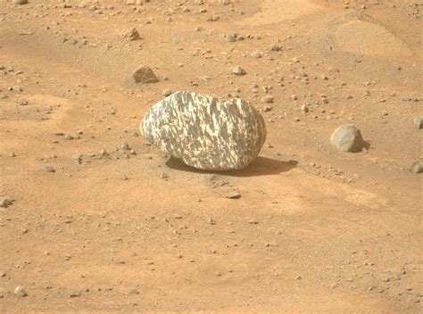 NASAs Perseverance Rover Discovers Mysterious Striped Rock On Mars