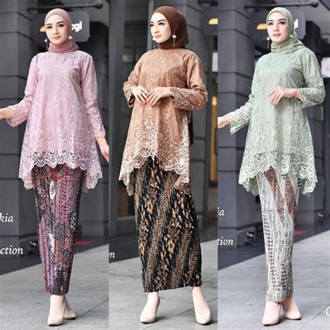 Jual KEBAYA BROCADE SET MIKHA KEBAYA RINJANI KEBAYA BIANCA BROKAT