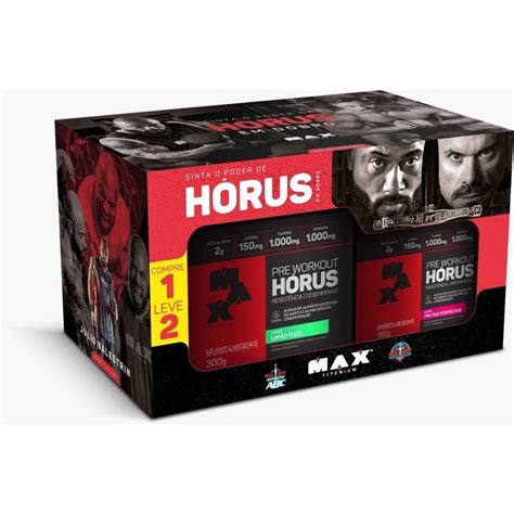 Promo O Pack Horus G Horus G Max Titanium Submarino