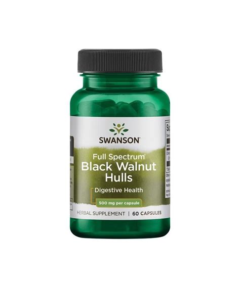 Swanson Full Spectrum Black Walnut Hulls 500 mg купить в Москве цены