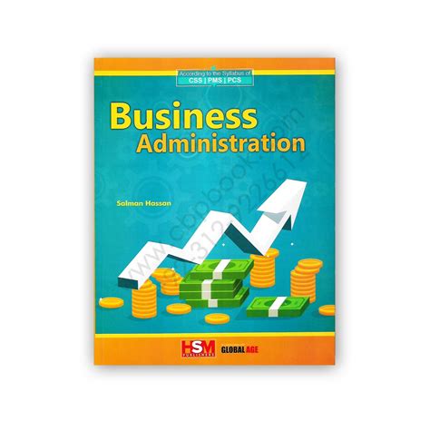 Business Administration For Css Pms Pcs By Salman Hassan Hsm Cbpbook