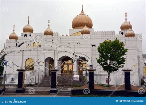 Sikh Temple Gurdwara Guru Nanak Darbar Was Built in 2001. Stock Photo ...