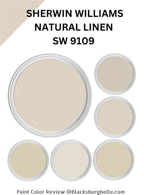 Sherwin Williams Natural Linen Palette Coordinating Inspirations