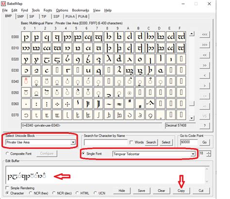 Tengwar Telcontar Font Features English Ask Libreoffice