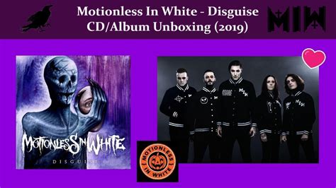 Motionless In White Disguise Cd Album Unboxing 2019 Youtube