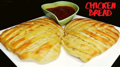 How To Make Chicken Knotted Bread Quick And Easy Chicken Braided Bread Stuffed Bread Recipe