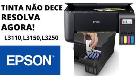 COLOCAR TINTA NA IMPRESSORA EPSON YouTube