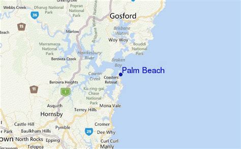 Palm Beach Map Location | Beach Map