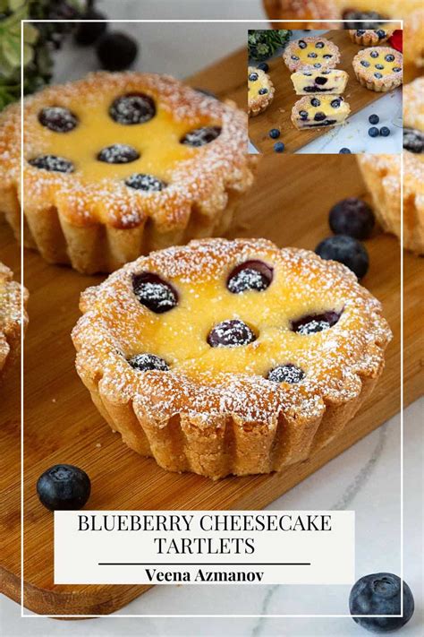 Lemon Blueberry Cheesecake Tart Perfect Balance Of Sweet And Tart Veena Azmanov Kitchen