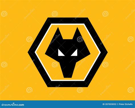 Wolverhampton Wanderers Football Club Wolf`s Head Badge Editorial ...