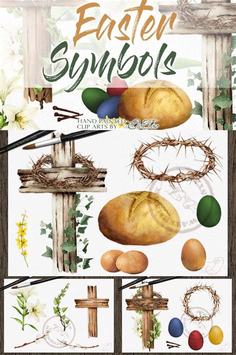 easter symbols illustration easter symbols illustration easter graphics
