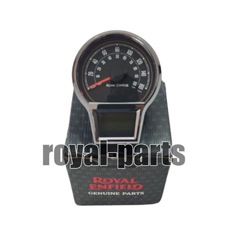 Royal Enfield Instrument Cluster Kmph With Clock For New Classic