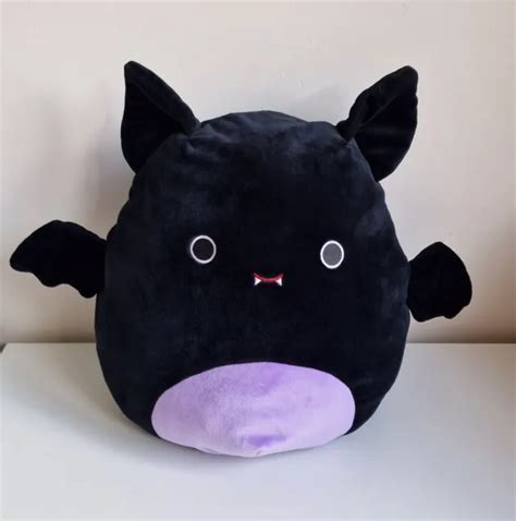 Rare Halloween Squishmallow Purple Black Betty Vampire Bat 12 2019