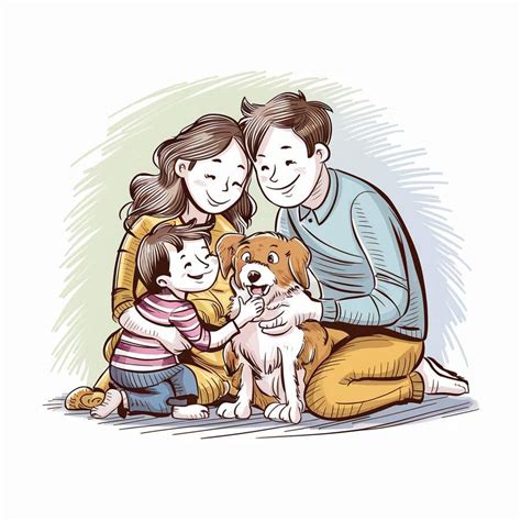 Entry #58 by vishwajeet30 for Personalized Family & Dog Cartoon Poster ...