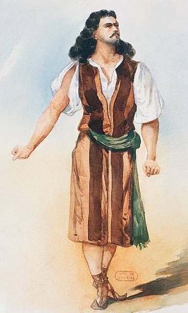 Samson, costume sketch by Charles Bianchini (1860-1905) for Samson and ...