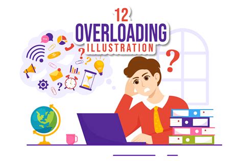 Overloading Illustration Pack 12 Free Download Business Illustrations