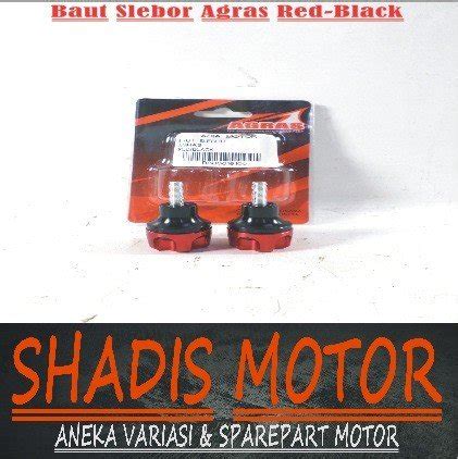 Jual Baut Slebor Motor Merk Agras Warna Red Black Di Lapak Shadis