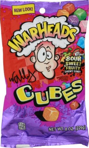 Warheads® Cubed Sweet Sour And Fruity Gummy Candy 8 Oz Kroger