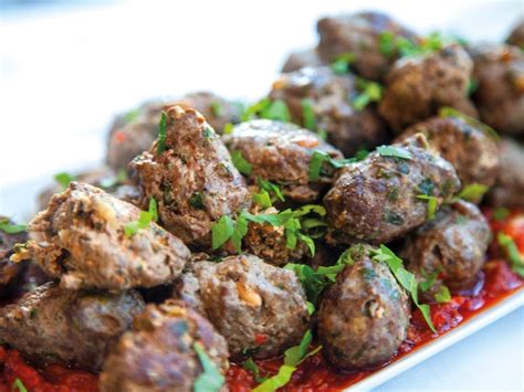 Lamb Kofta Meatballs In Tomato Sauce