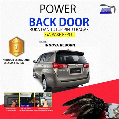 Jual Power Back Door Pintu Bagasi Elektrik All New Kijang Innova Reborn