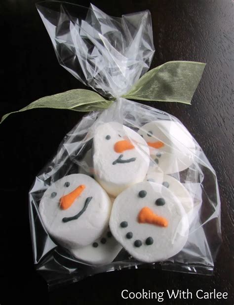 Jumbo Marshmallow Snowmen Perfect For Your Hot Chocolate Cooking With Carlee