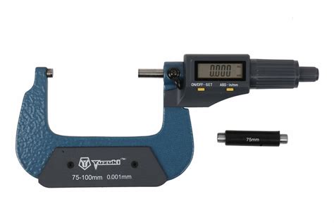 Digital 75 100mm Yuzuki Digimatic Outside Micrometer 0 003mm At Rs