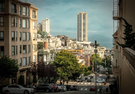 Russian Hill Seen From Nob Hill San Francisco Rcityporn