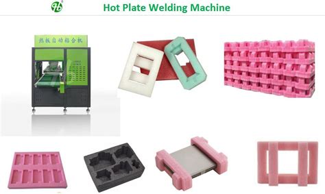 Xpe Polyethylene Foam Single Station Hot Plate Welding Machine Expanded Polyethylene Foam