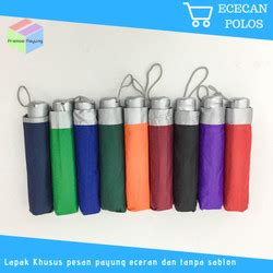 Jual Polos Grosir Payung Lipat 3 Pilih Warna Dalam Lapis Silver